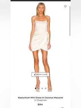 Nasturtium Mini Dress in Coconut Macaron